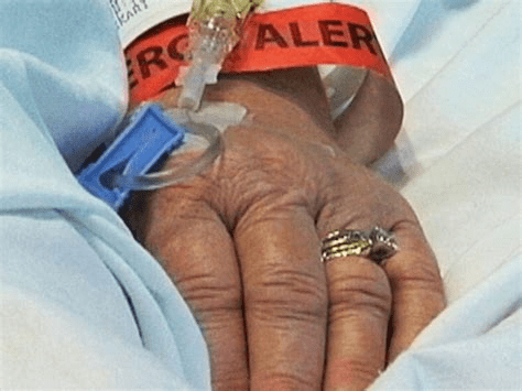 A spiritual leader in poor health