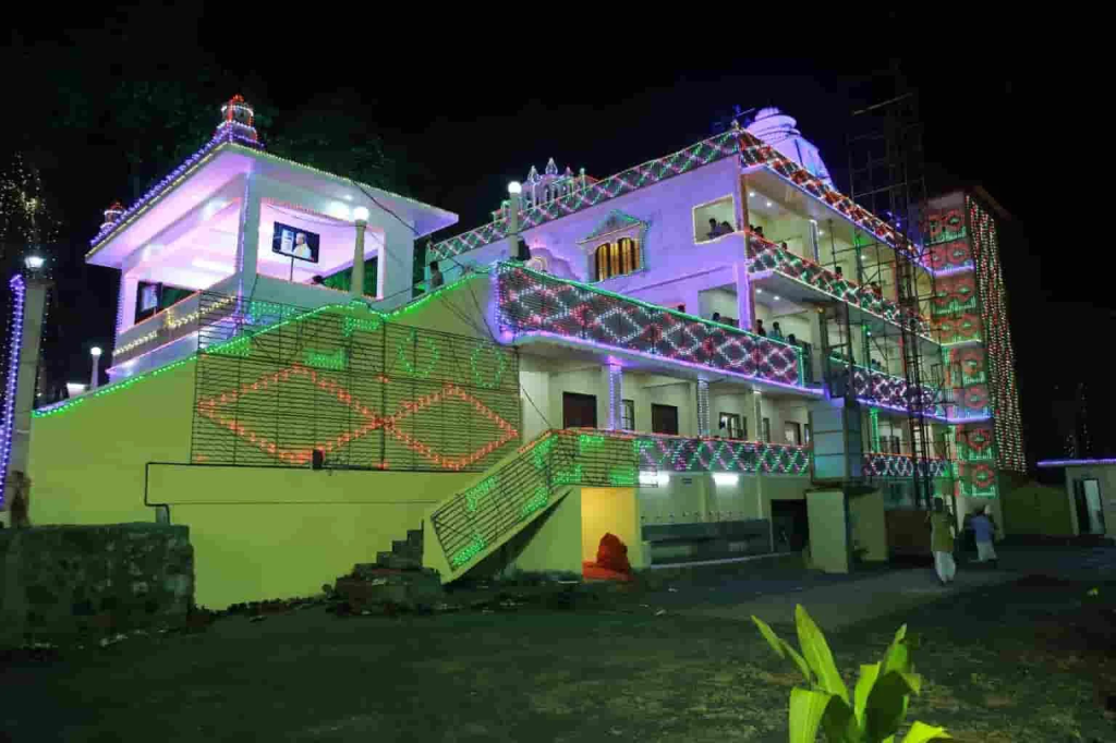 Night View of ISKCON Trivandrum, India