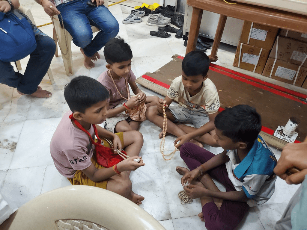 These boys have a Japa circle of their own at ISKCON Juhu!