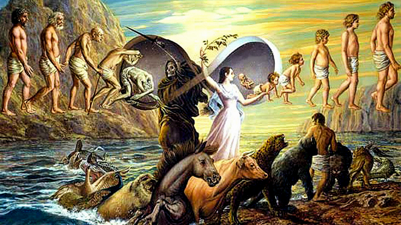 The spirit soul takes on different bodies depending on the consciousness.