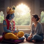 Krishna's love is unconditional, our acceptance is conditional.