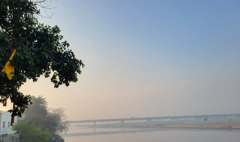 A view of the Yamuna from Brahmand Kund