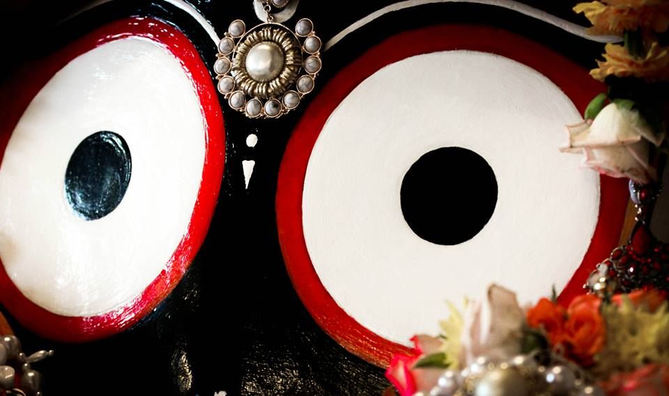 The eyes of Lord Jagannatha